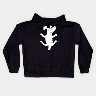 Dancing Yoga- Funny Dog Kids Hoodie